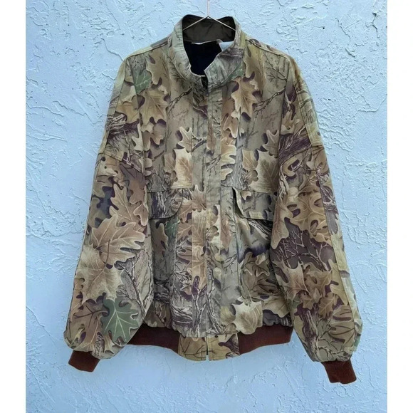 RedHead Mens Full Zip Realtree Hunting Insulated Camo Bomber Jacket Sz 2XL - Picture 1 of 14
